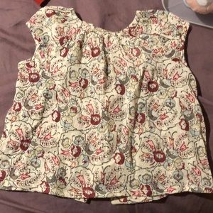 Beautiful designer floral baby top.